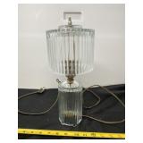 Glass Art Deco Skyscraper Table Lamp