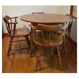 Heywood Wakefield Table. Measures 42" x 42" with a