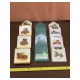Vintage 1970s Metal Wall-Mounted Mail Organizers