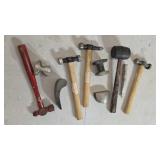 Auto Body Hammers and Dollies