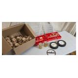 Wood Plugs Wheels Popsicle Sticks Biscuits and