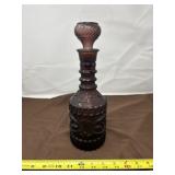 1967 Jim Beam Amethyst Purple Glass Decanter