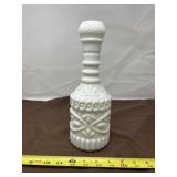 Jim Beam Milk Glass Decanter