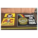 Vintage-Style Advertising Signs for AC Spark