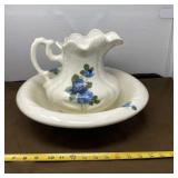R. Cuppy 1972 Wash Basin and Pitcher