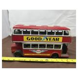 Tinplate Toy Double-Decker Buses