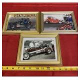 Glen Niebel and Two Framed Pictures