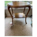 Quarter Sawn Tiger Oak Parlor Table featuring an
