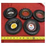Shell, Mobil, and More Tire ashtrays