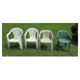 Plastic Stacking Lawn Chairs