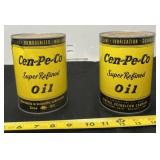 Cen-Pe-Co Super Refined Full Quart Cans