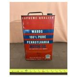 Vintage Wards 100% Pure Pennsylvania Motor Oil