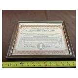 100-Share Stock Certificate for the Kaiser-Frazer