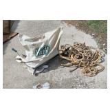 Hand Seeder Bag and Rope