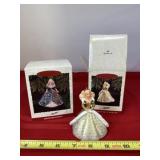 Hallmark Keepsake 1994 & 5 Barbie Ornaments.