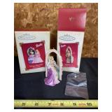 Hallmark Keepsake 2002 Barbie Ornaments.