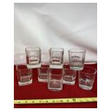 Jack Daniels 8 Ounce Glasses.