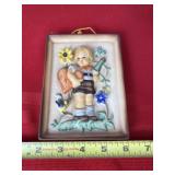 Original Hummel Figurine Wall Plaque Number 168