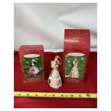 Hallmark Keepsake Barbie Ornaments.