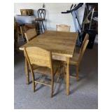 Oak Table and Chairs