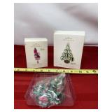 2007 & 2010 Hallmark Keepsake Barbie Shoe Ornament