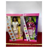 Native American Barbies 1992 & 4