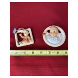 Hummel Baby Wall Plaque and Child in Bed Hanging