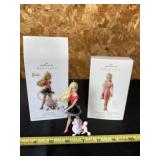 Hallmark Keepsake Barbie 2009 and 2010 Ornaments