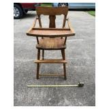 Older Wooden High Chair