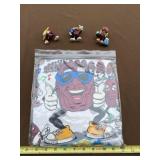 California Raisin T-Shirt & Figurines