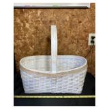 White Hand Basket.
