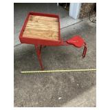 Wood and Metal Handmade Desk