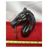 Cast Iron Horse Head Hitching Post