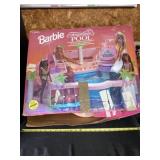 Used Barbie Fountain Pool Unknown if all Contents