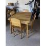 Oak Table and Chairs