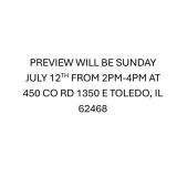 PREVIEW SUNDAY JULY 12TH FROM 2PM-4PM