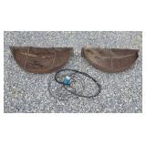 Two Wall Mount Feeders Stock Tank Heater