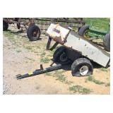 Agri-Fab ATV 17 Cubic Yard Dump Trailer Rough