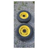 2 15" 6 bolt Implement Wheels.