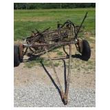 Older Massey Ferguson Hay Rake Works