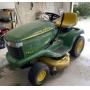 John Deere LT133 Good Running Lawnmower. 38 inch