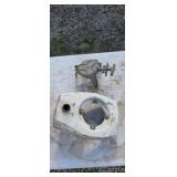Old outboard motor parts