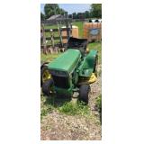 John Deere 110 riding lawn mower not running