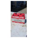Six bottles of Homelite 2-cycle oil