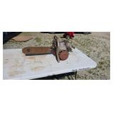 Antique chainsaw not running