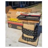 Spool of new chainsaw chain