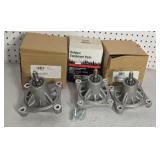 Three new mower deck spindles