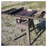 Craftsman 10-in table saw contractor grade good