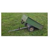 Agrofab small All Steel lawn dump trailer