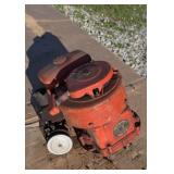 Clinton lawn mower motor two horsepower will run
